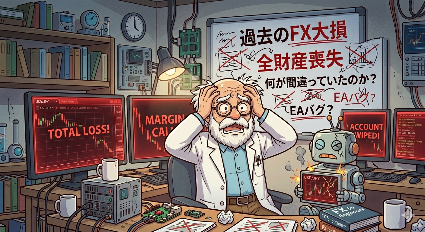 大損のイラスト